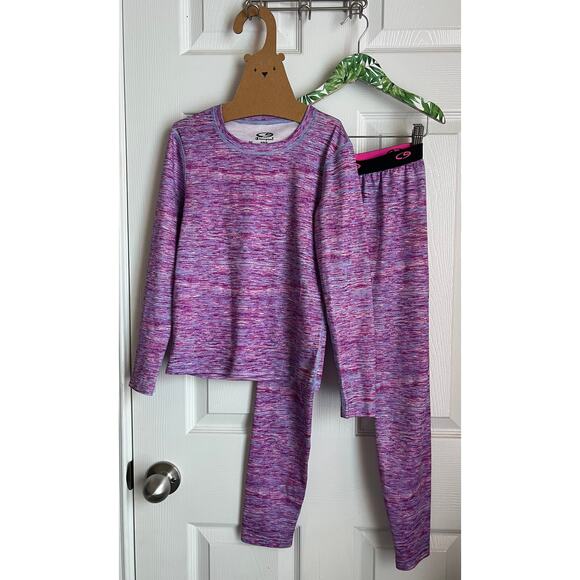 Champion C9 Girls Purple Space Dye Set sz M - Picture 1 of 4